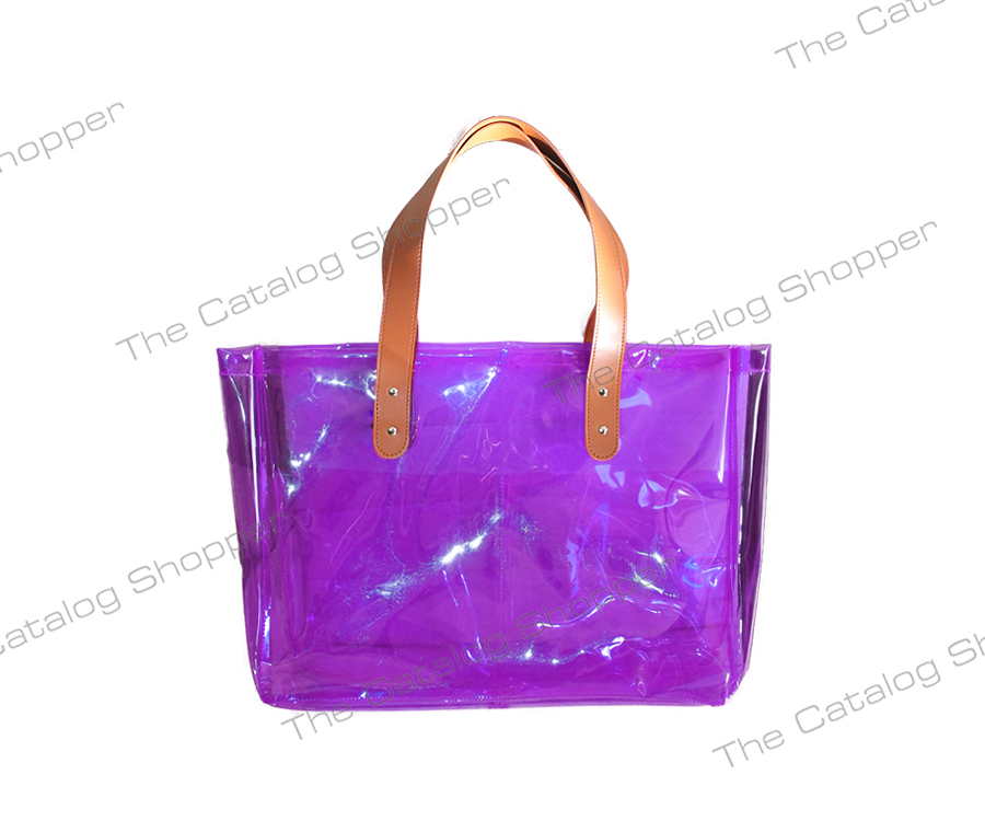 PVC Summer Bag - Violet