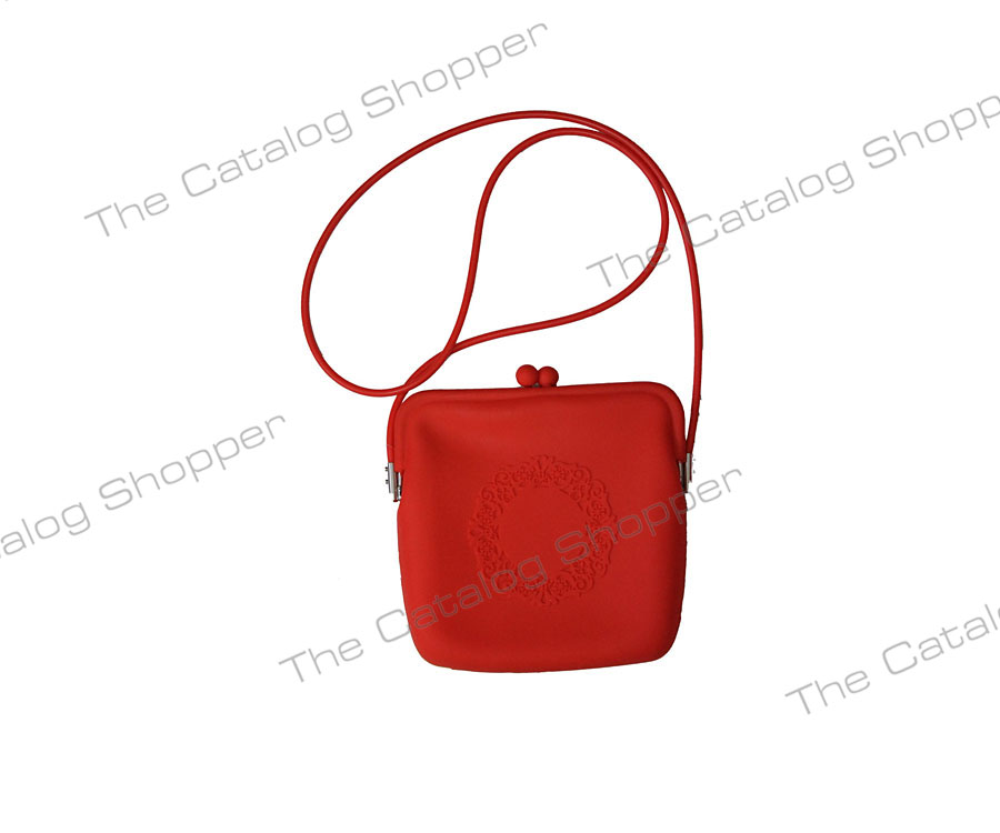 Silicon Sling Pouch Bag - Red