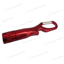 Carabiner with Bottle Opener Flashlight (Red)