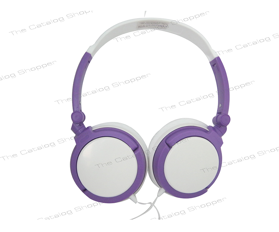 Headphones (White and Violet)
