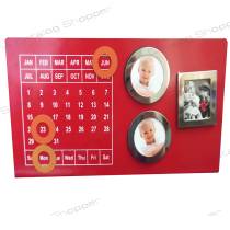 Calendar With Magnet Frame (Red)