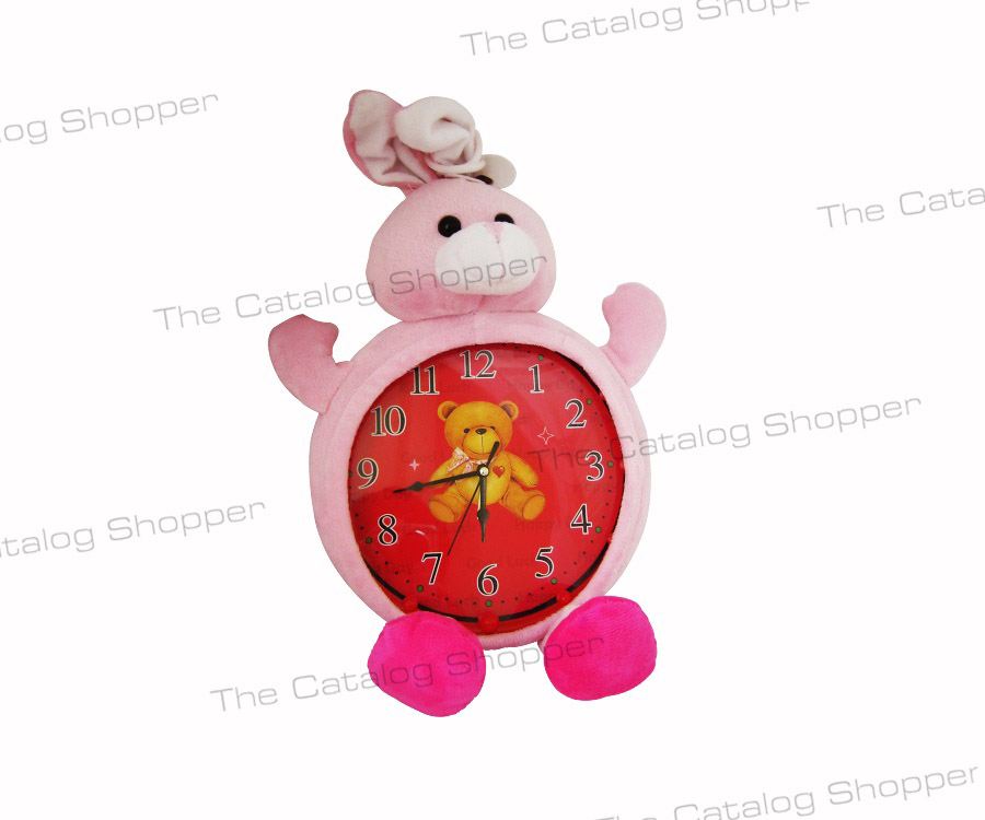 Plush Toy Clock - Rabbit