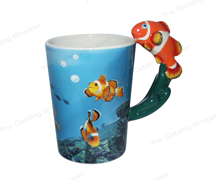 Fish Handle Mug - Clown Fish