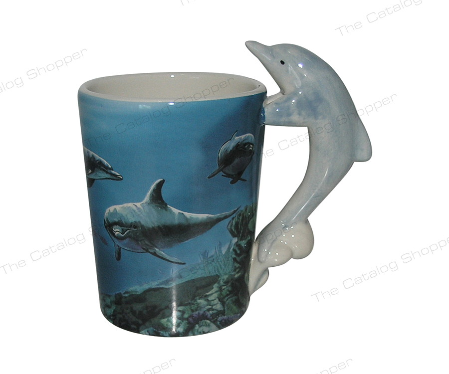 Fish Handle Mug - Dolphin