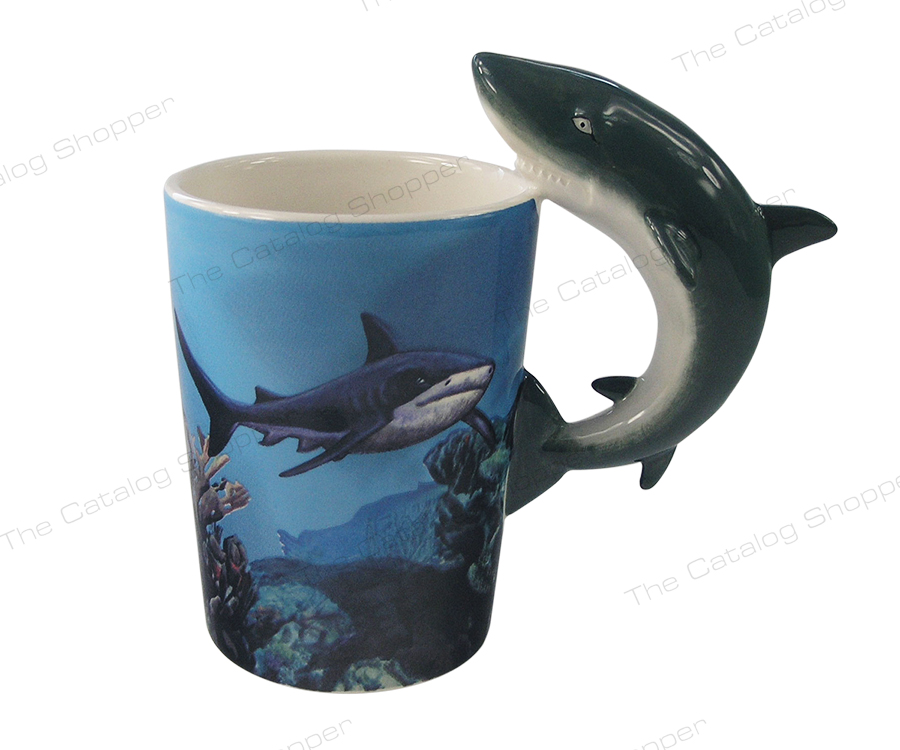 Fish Handle Mug - Great White Shark