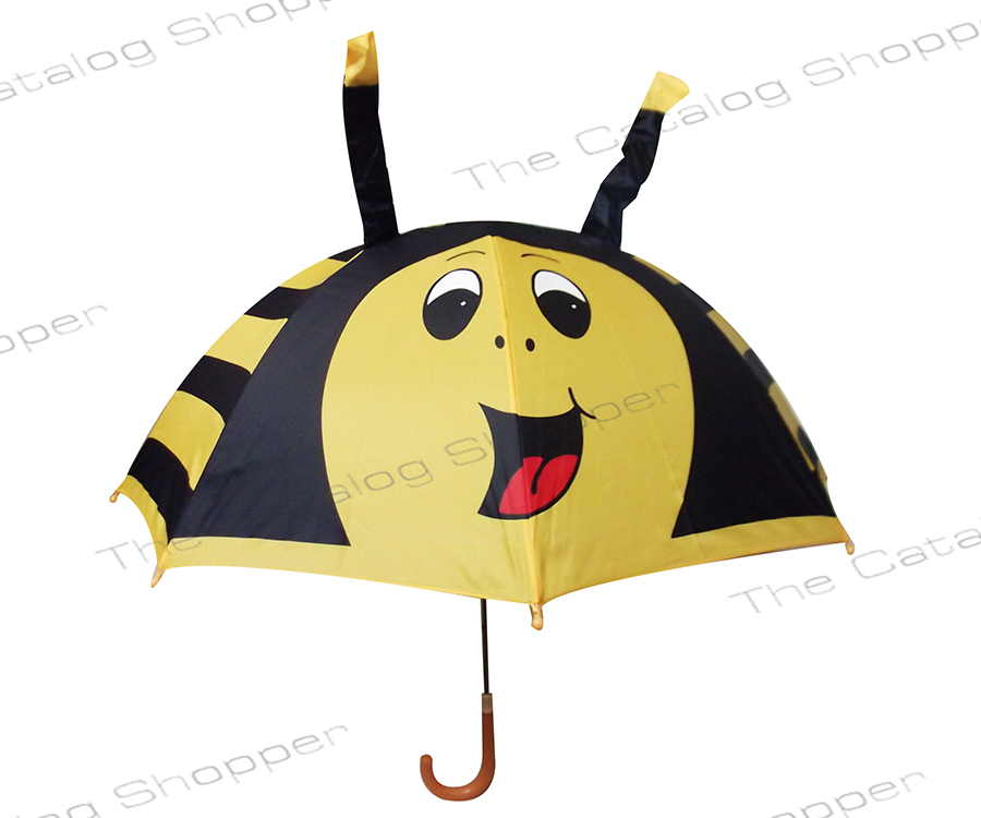 Umbrella With Animal (Bee - Yellow)