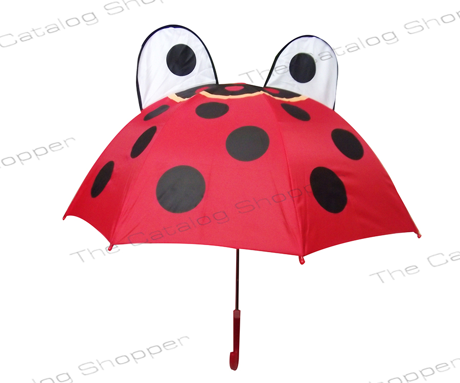 Umbrella With Animal (Ladybug - Red)